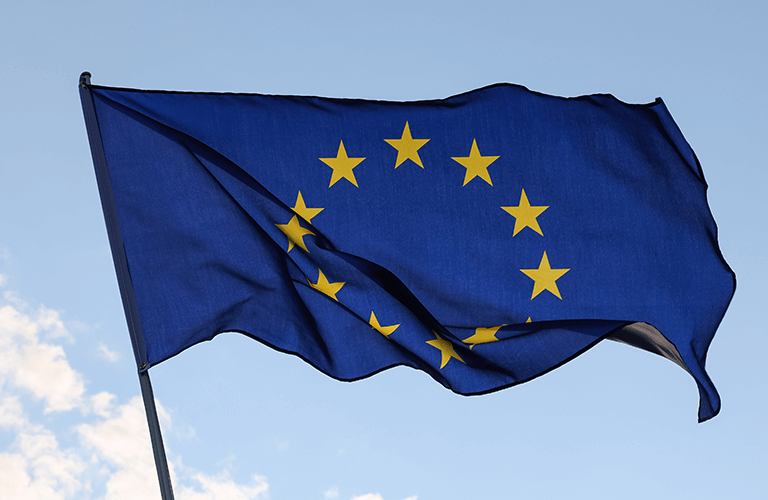 Flaga unii Europejskiej - Dotacje unijne ECDF